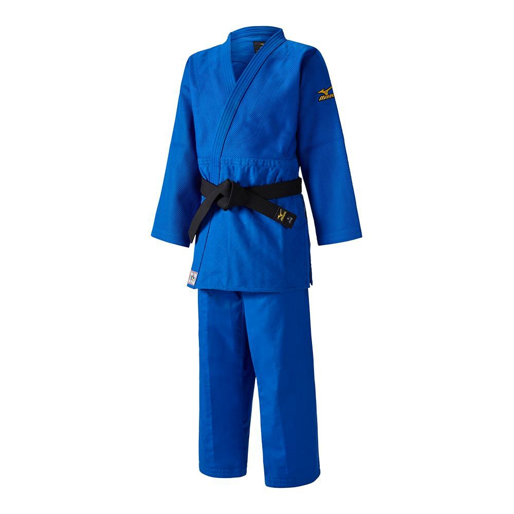 Mizuno Men's Judo Yusho Best IJF Blue - YVMJIAW-26